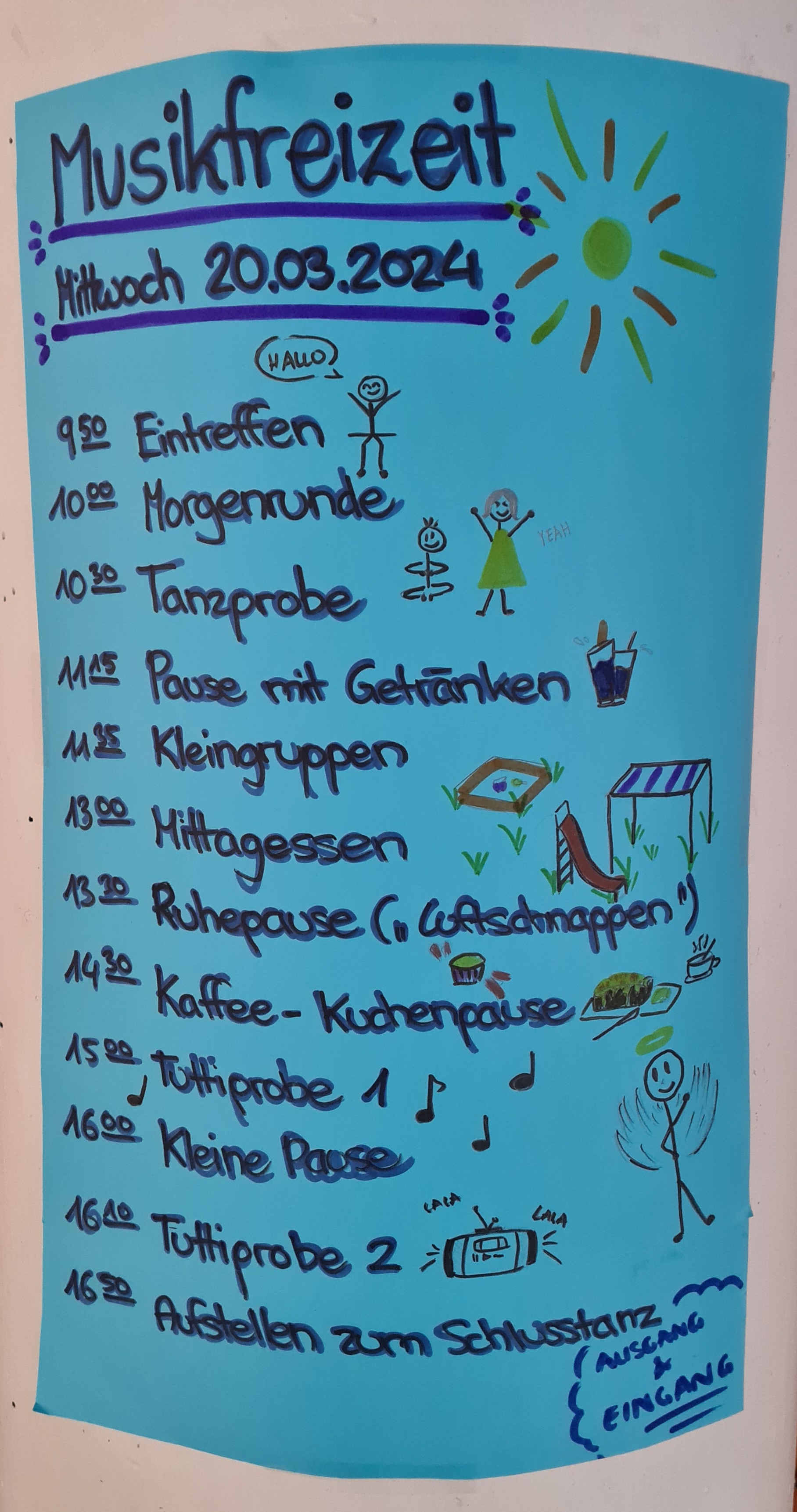 Tagesplan
