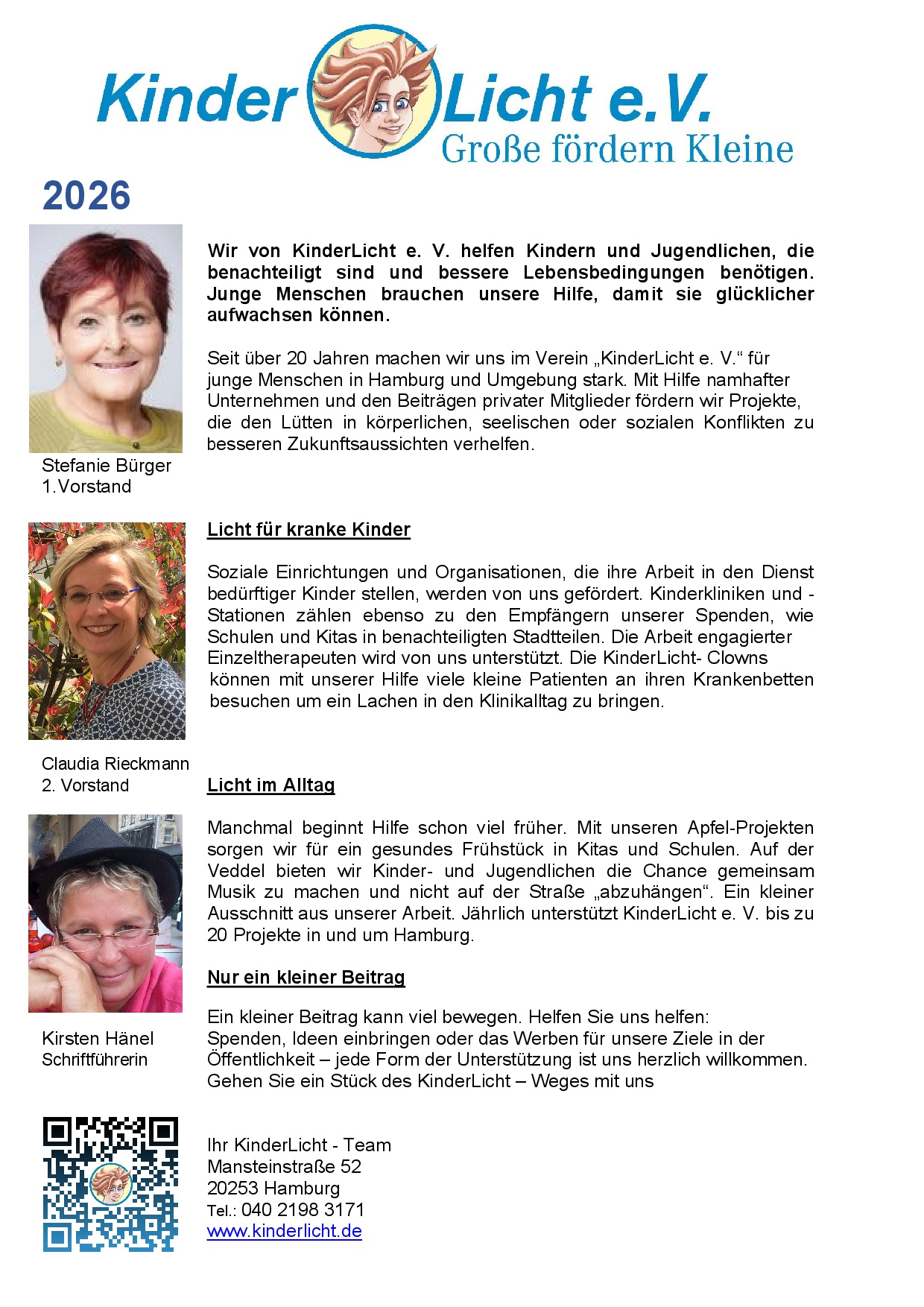 Wer ist KinderLicht 2026